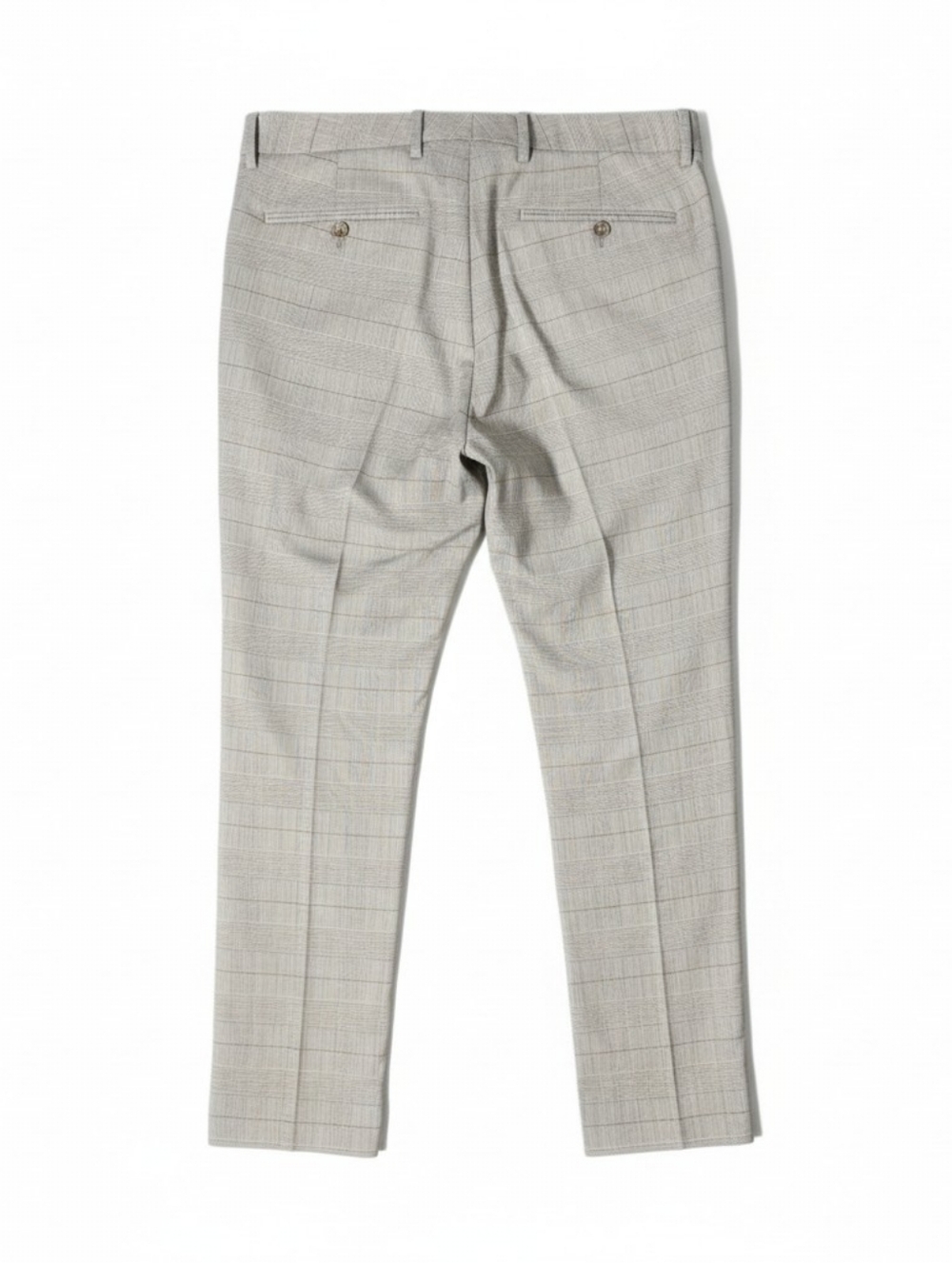 Bonobos Jetsetter Tan Glen Plaid Suit Italian Wool Blend Jacket 40S Pants 32x28 - Picture 9 of 16